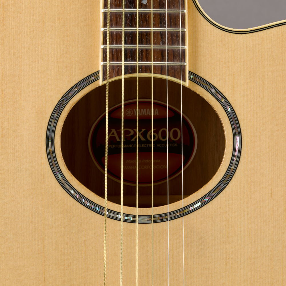 Yamaha APX600M Thinline Acoustic-Electric Guitar - Natural Satin