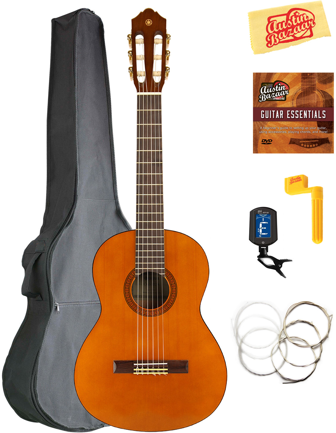 Yamaha CGS102A 1/2-Size Classical Guitar w/ Gig Bag