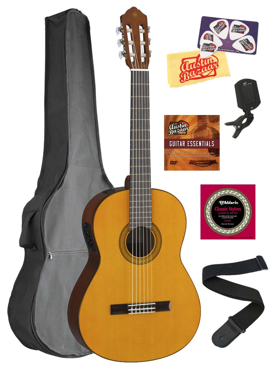 Yamaha CGX102 Classical Acoustic-Electric Guitar - Natural w/ Gig Bag