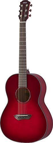 Yamaha CSF1M Parlor Acoustic Guitar - Crimson Red Burst