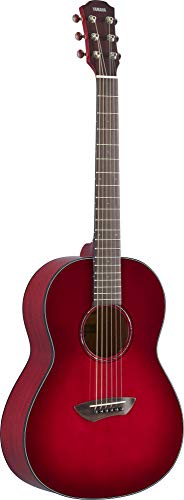 Yamaha CSF1M Parlor Acoustic Guitar - Crimson Red Burst