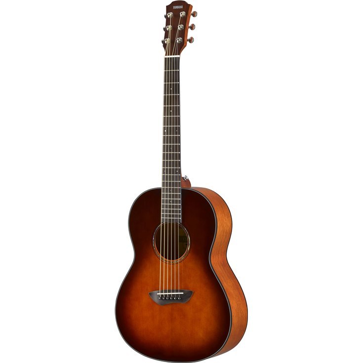 Yamaha CSF1M Solid Top Parlor Acoustic-Electric Guitar - Tobacco Brown Sunburst w/ Gig Bag