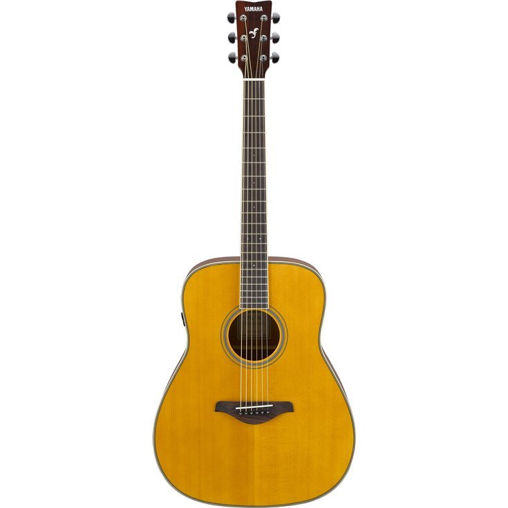 Yamaha FG-TA TransAcoustic Acoustic-Electric Guitar - Vintage Tint w/ Hard Case