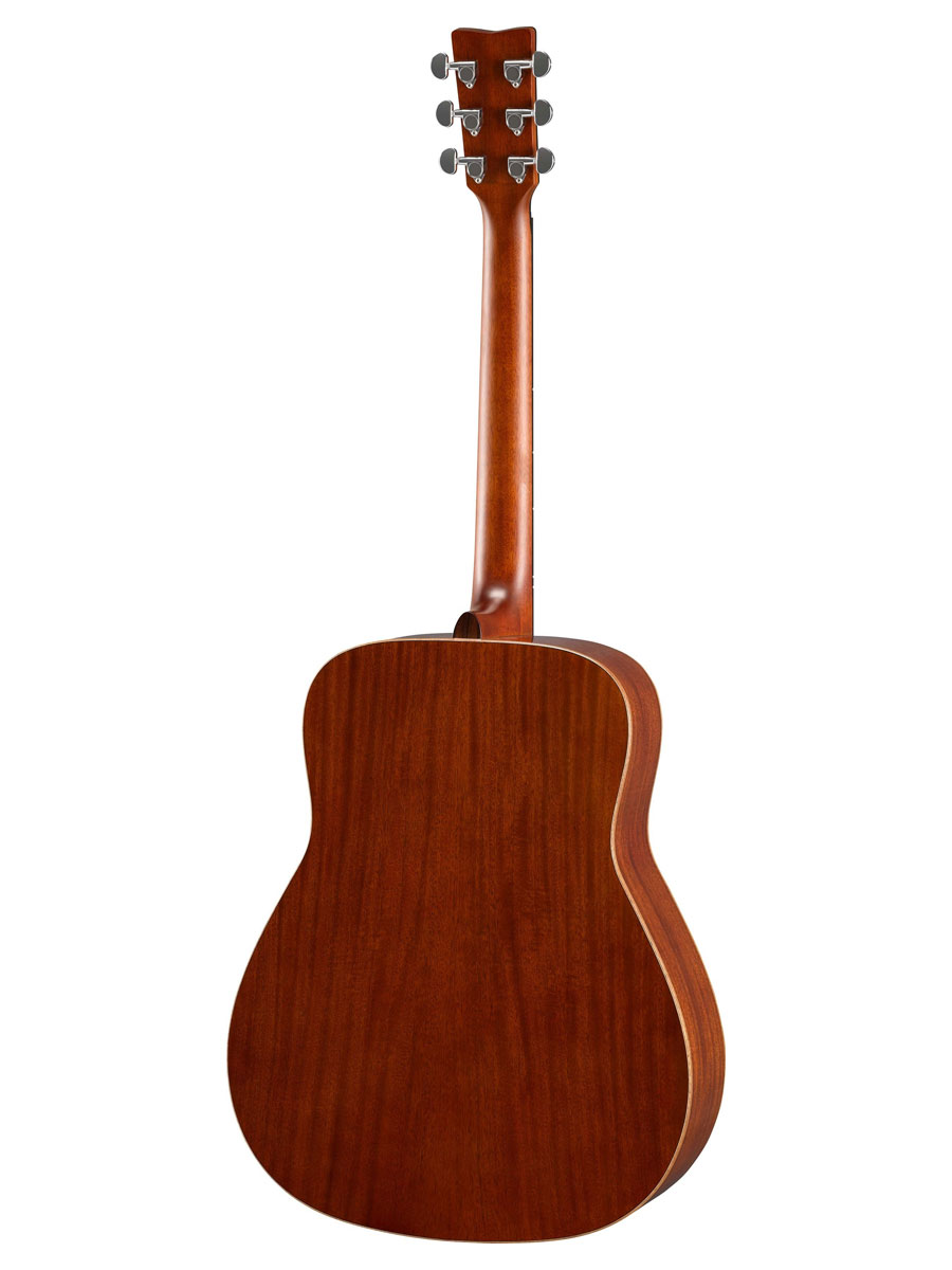 Yamaha FG850 Solid Top Folk Acoustic Guitar - Natural Mahogany