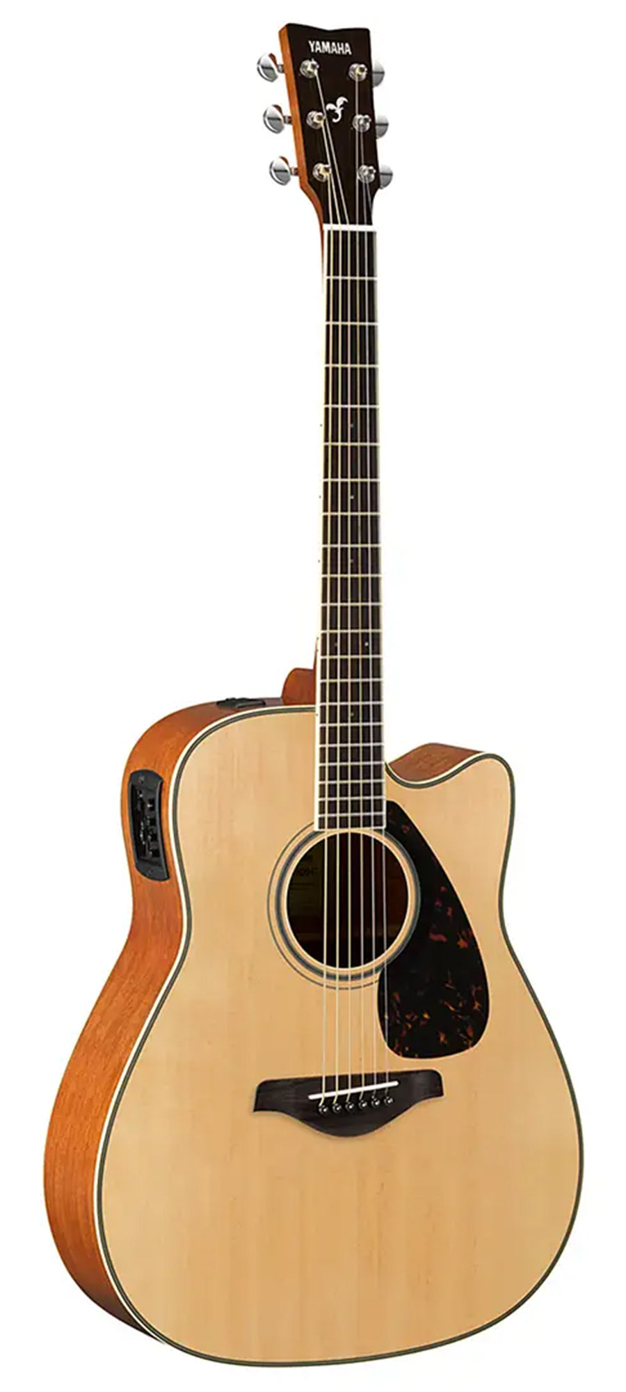 Yamaha FGX820C Solid Top Folk Acoustic-Electric Guitar - Natural