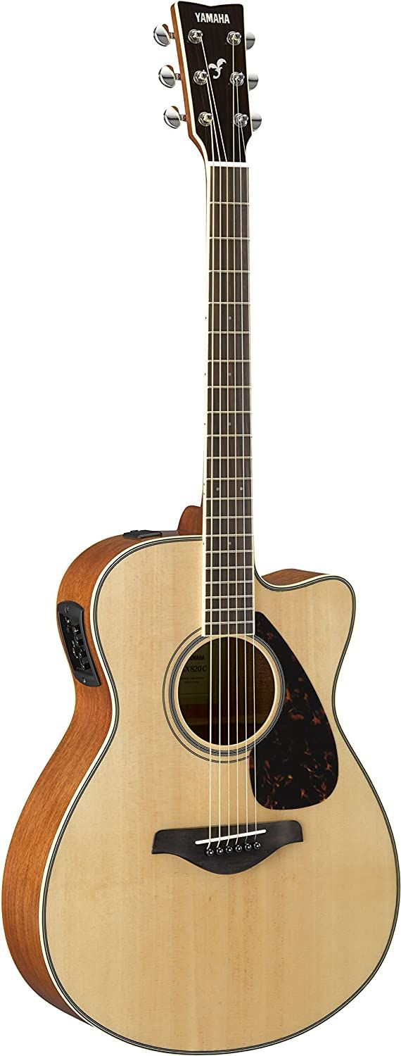 Yamaha FSX820C Solid Top Small Body Acoustic-Electric Guitar - Natural