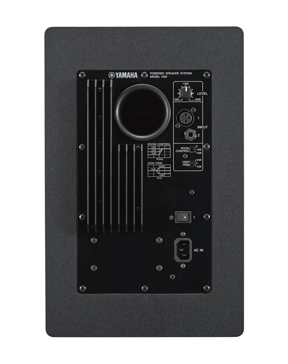 Yamaha HS8 8-Inch Powered Studio Monitor Pair w/ Cables