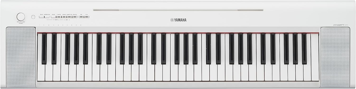 Yamaha NP-15 61-Key Piaggero Portable Keyboard - White