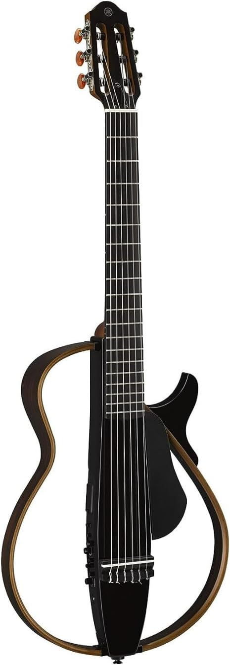 Yamaha SLG200N Nylon String Silent Guitar - Trans Black
