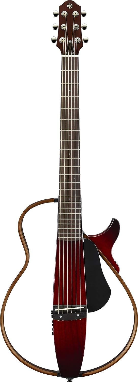 Yamaha SLG200S Steel String Silent Guitar - Crimson Red Burst
