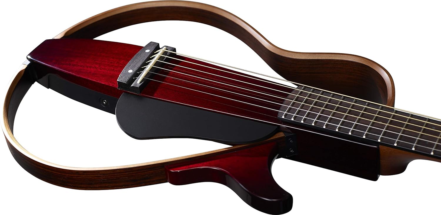 Yamaha SLG200S Steel String Silent Guitar - Crimson Red Burst