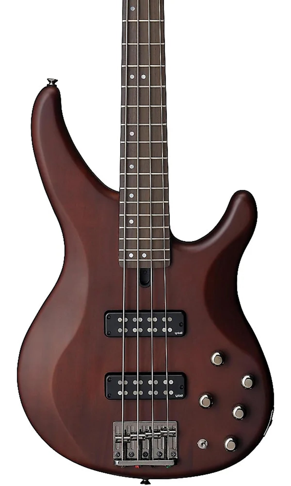 Yamaha TRBX504 4-String Premium Electric Bass Guitar - Translucent Brown