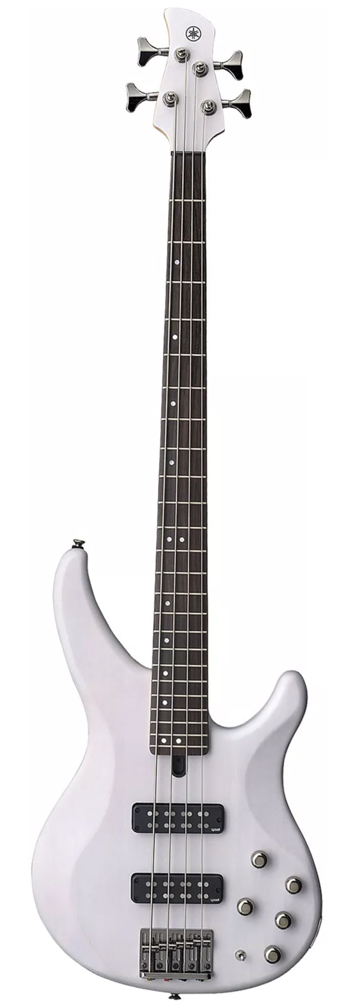 Yamaha TRBX504 4-String Premium Electric Bass Guitar - Transluscent White
