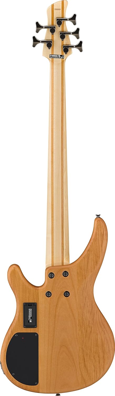 Yamaha TRBX605 5-String Flamed Maple Bass Guitar - Natural Satin
