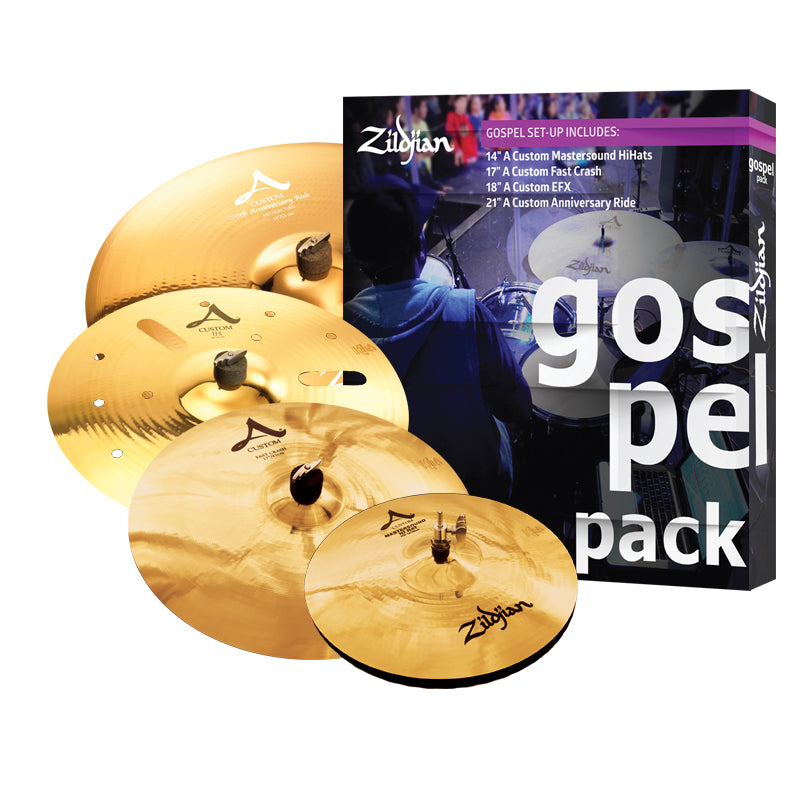 Zildjian AC0801G A Custom Gospel Cymbal Pack