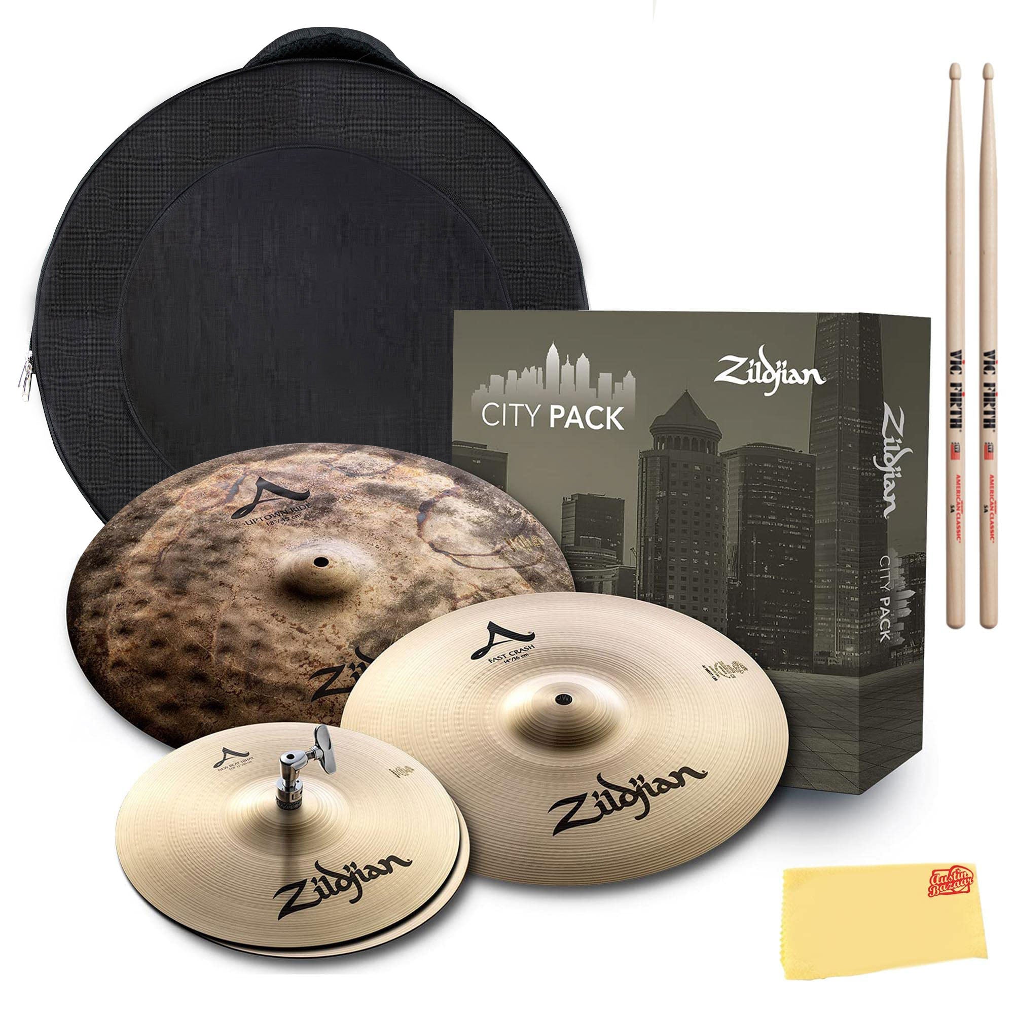Zildjian ACITYP248 A City Cymbal Pack w/ Cymbal Bag