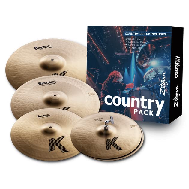Zildjian K0801C K Country Cymbal Pack w/ Cymbal Bag