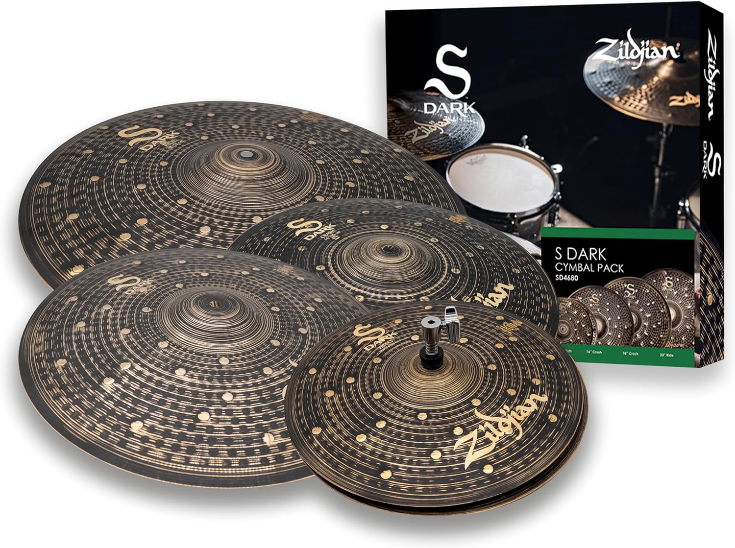 Zildjian SD4680 S Dark Cymbal Pack