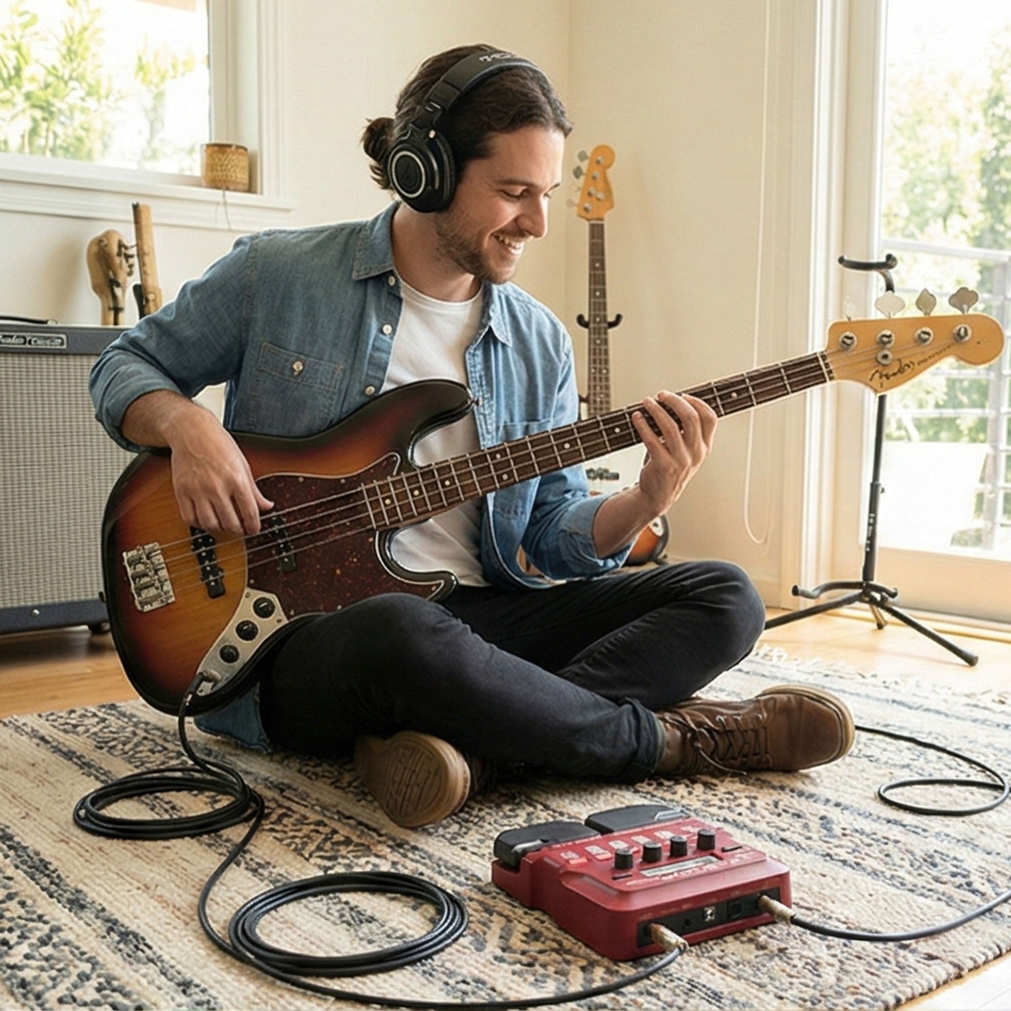 Zoom B1 FOUR Bass Multi-Effects Processor w/ Power Adapter