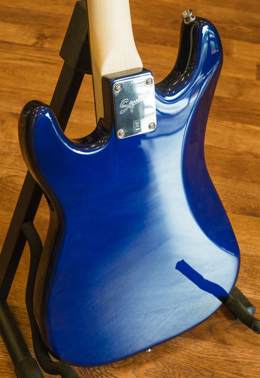 Squier by Fender Mini Strat Electric Guitar Blue