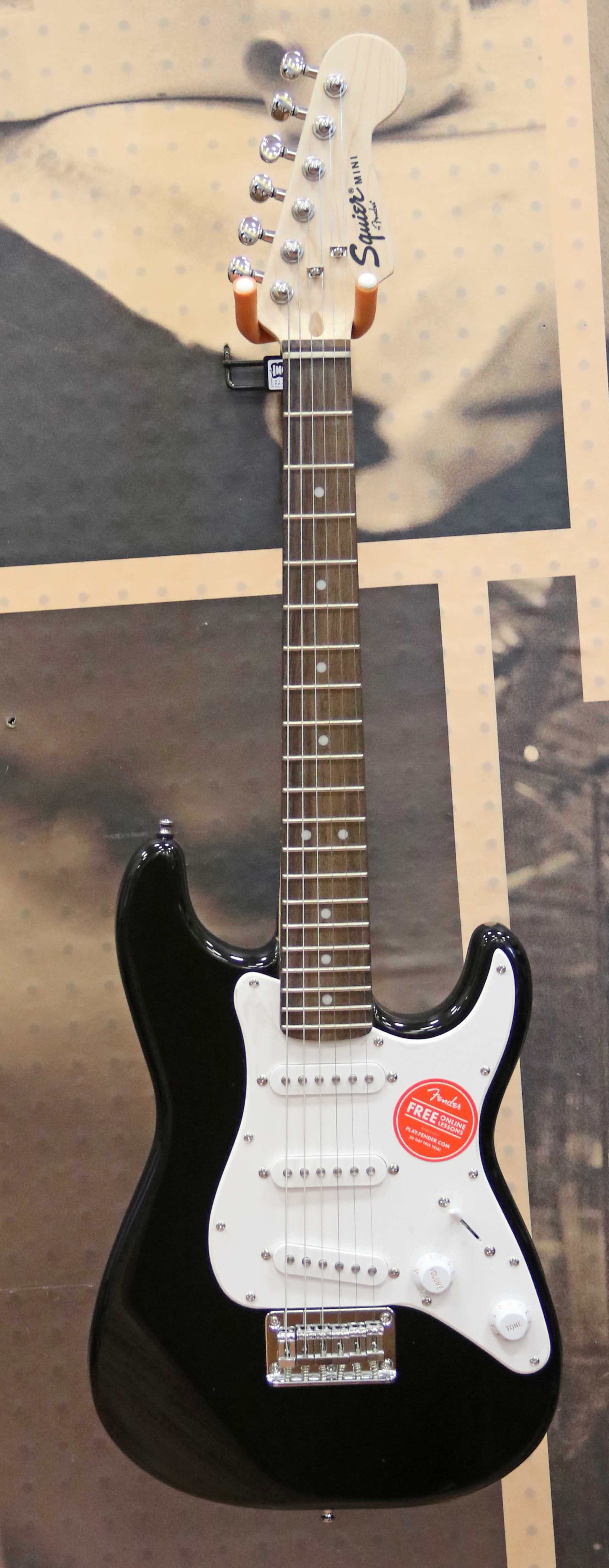 Squier Mini Strat V2 Electric Guitar Black 0310121506 for sale online