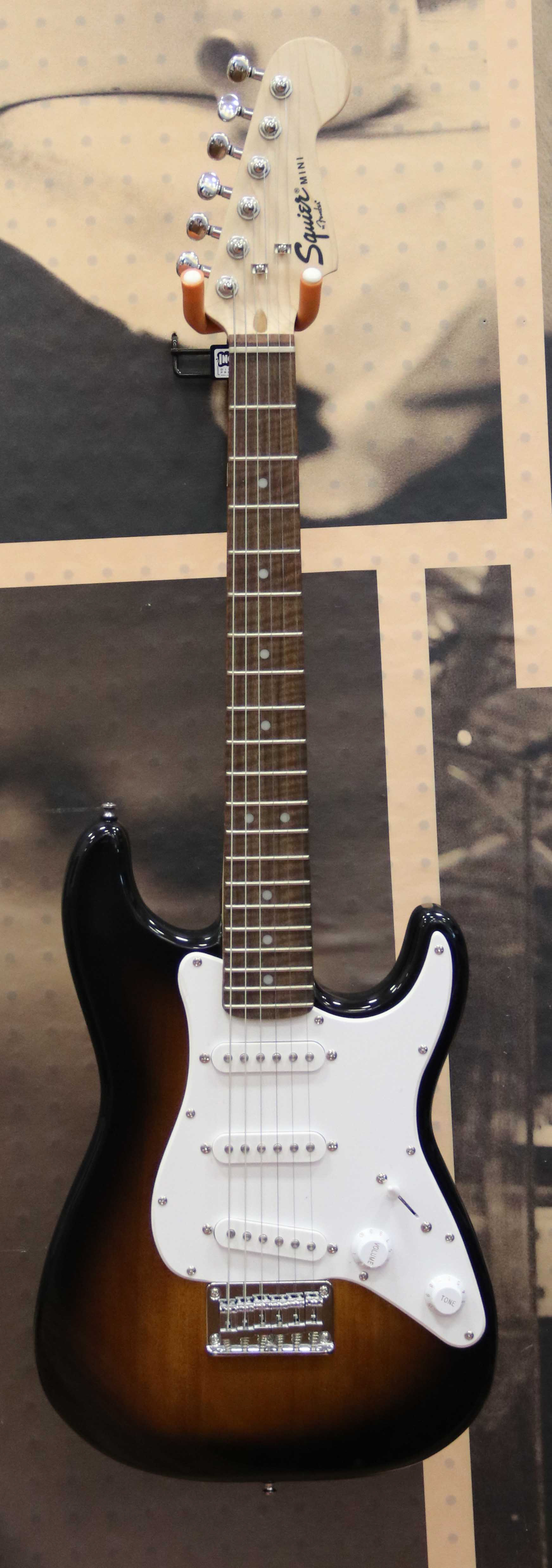 Fender Squier Mini Strat Electric Guitar Brown Sunburst eBay