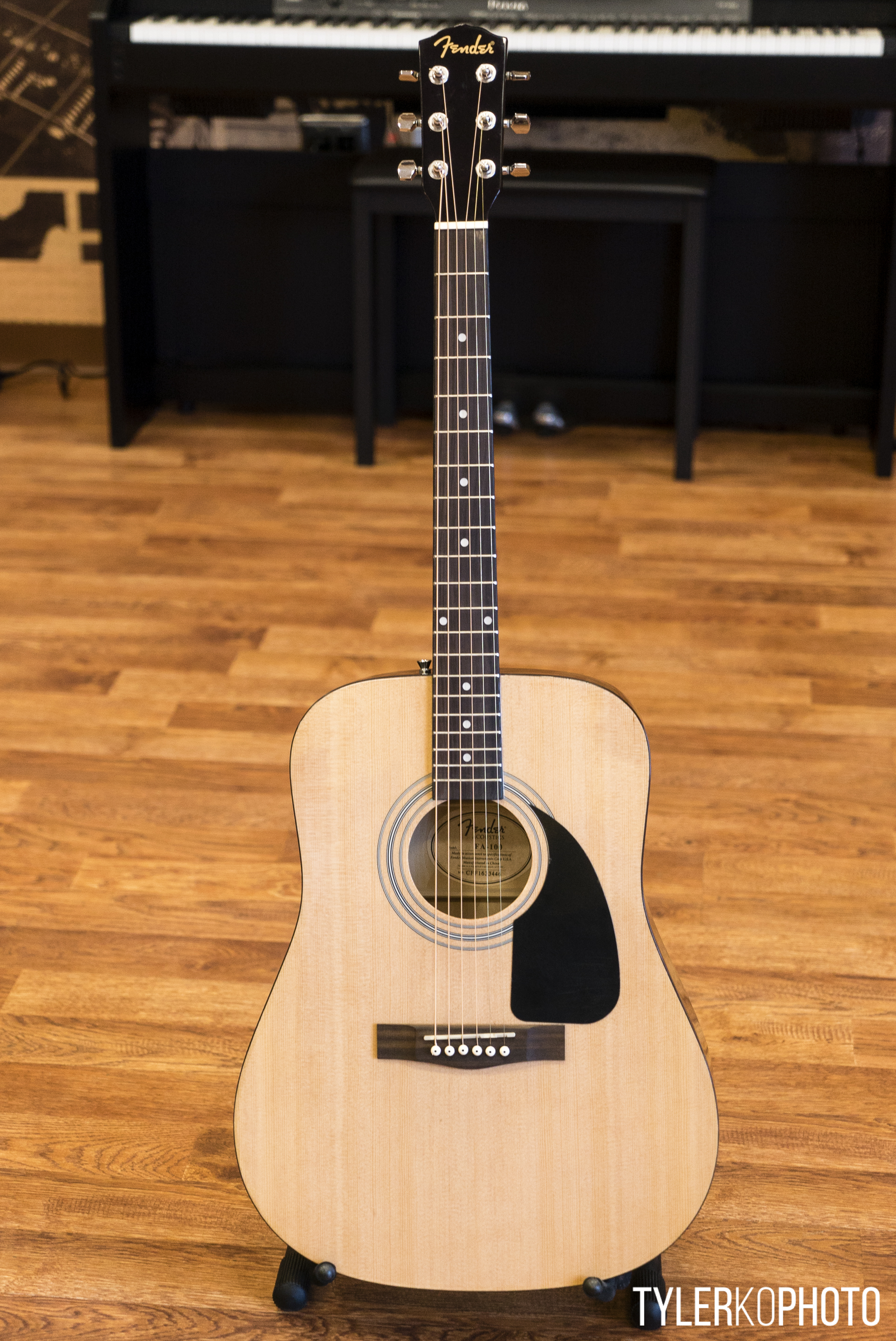 Fender FA100 Acoustic Guitar Natural w/ Gig Bag eBay