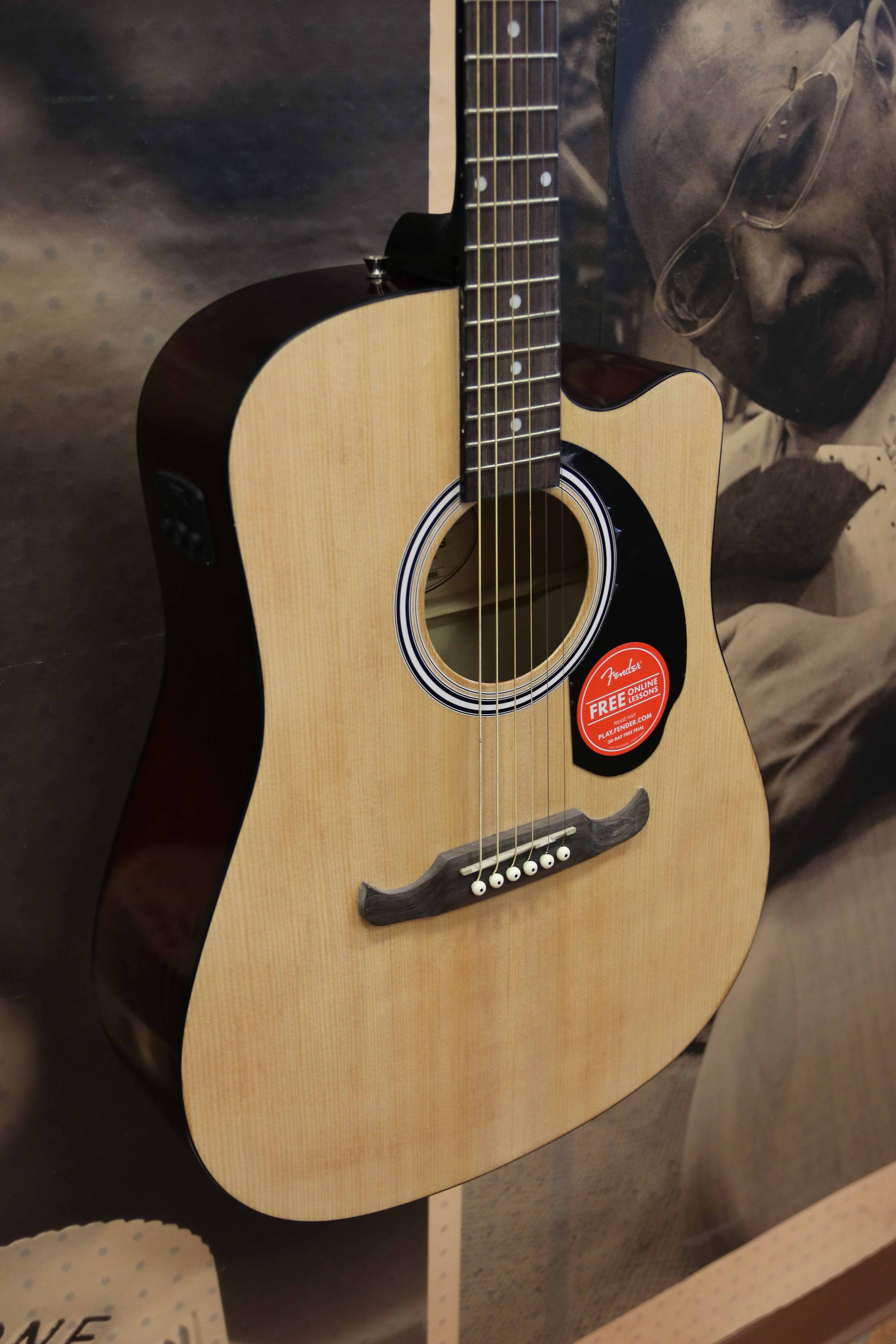 Fender FA125CE Dreadnought Cutaway AcousticElectric Guitar