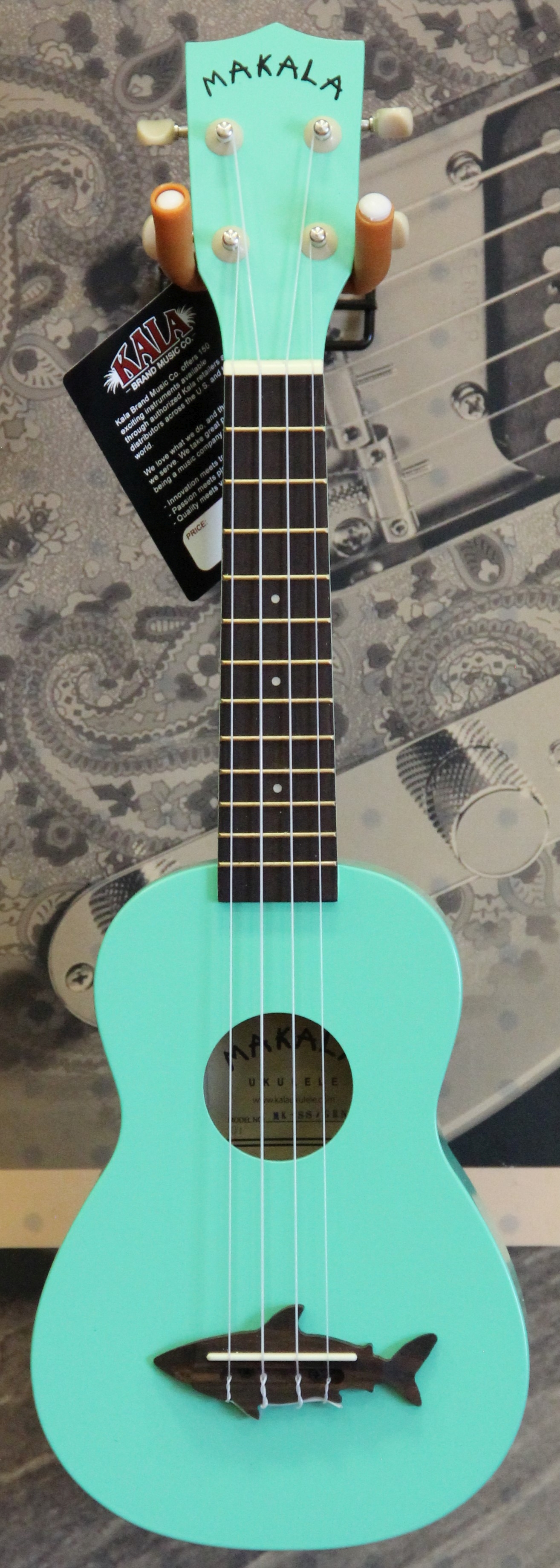 Kala MKSSGRN Makala Shark Soprano Ukulele Surf Green eBay