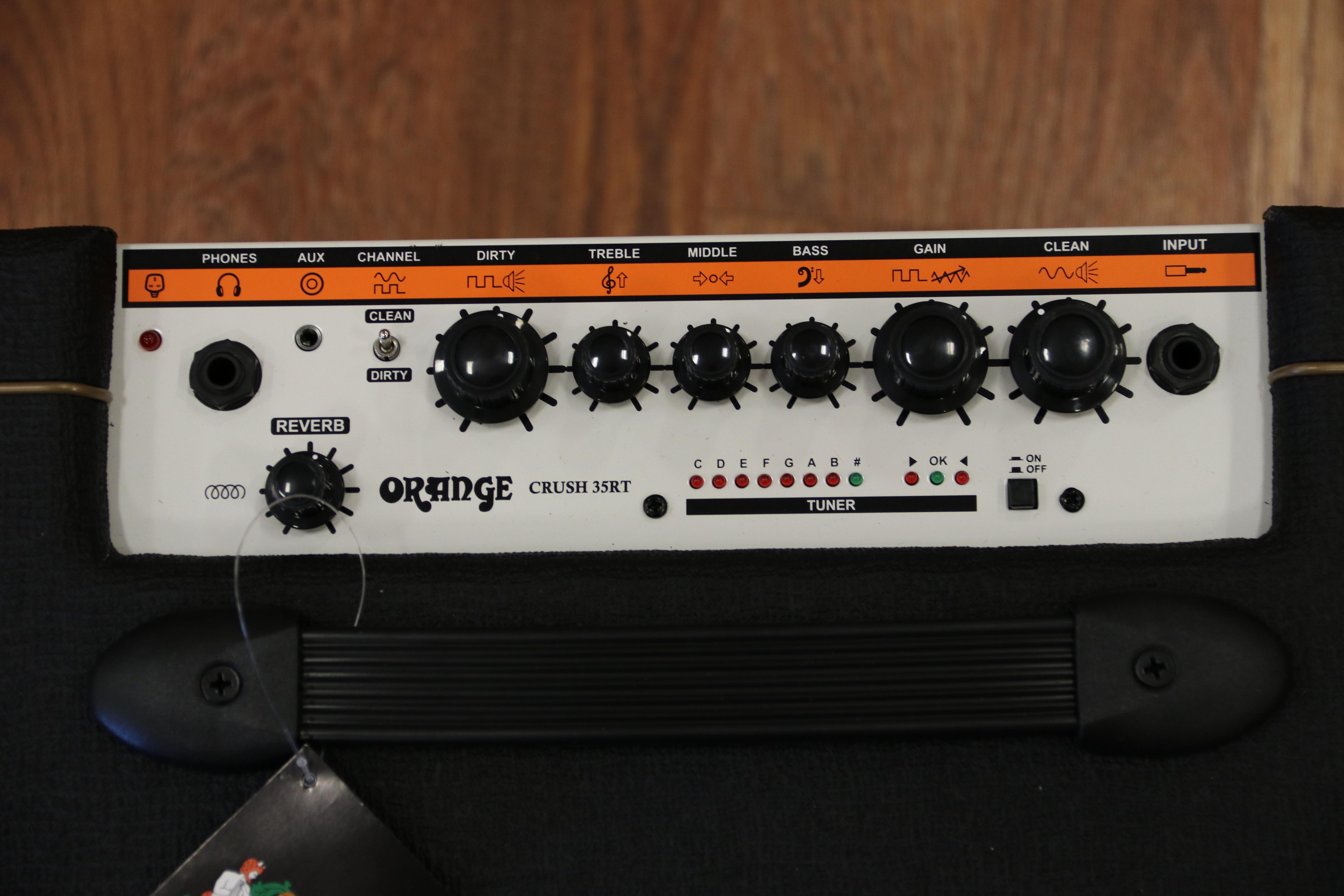 Orange Crush 35RT Guitar Combo Amplifier Black 5060299175037 eBay