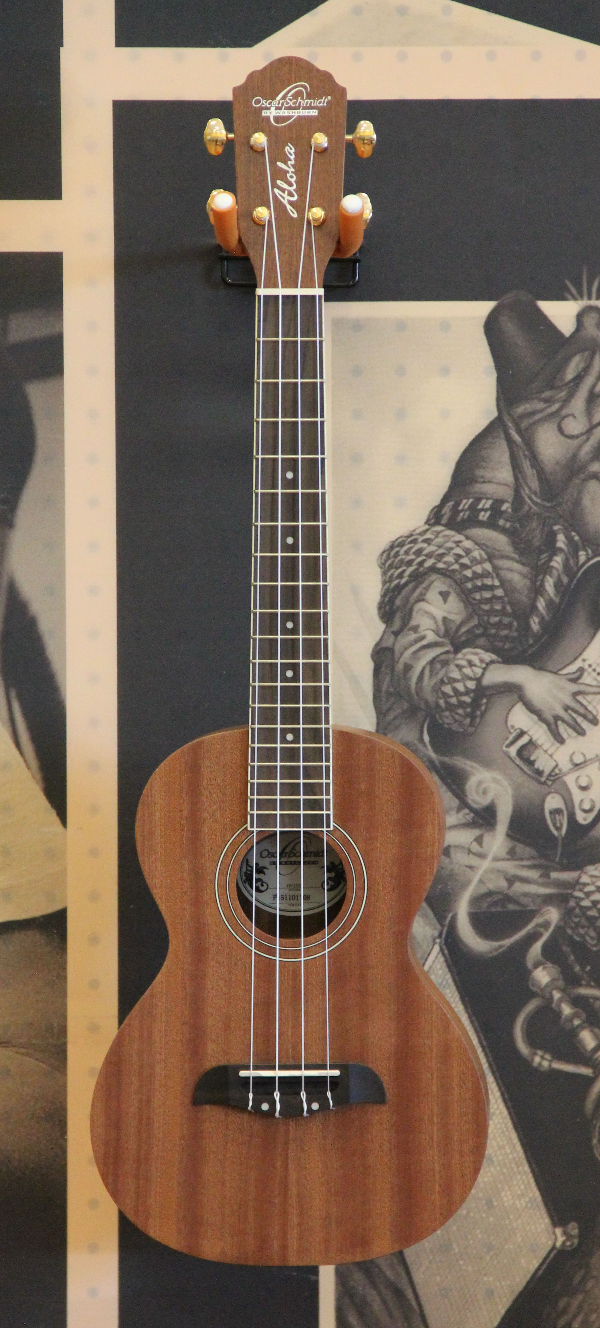 Oscar Schmidt OU2T Mahogany Tenor Ukulele eBay