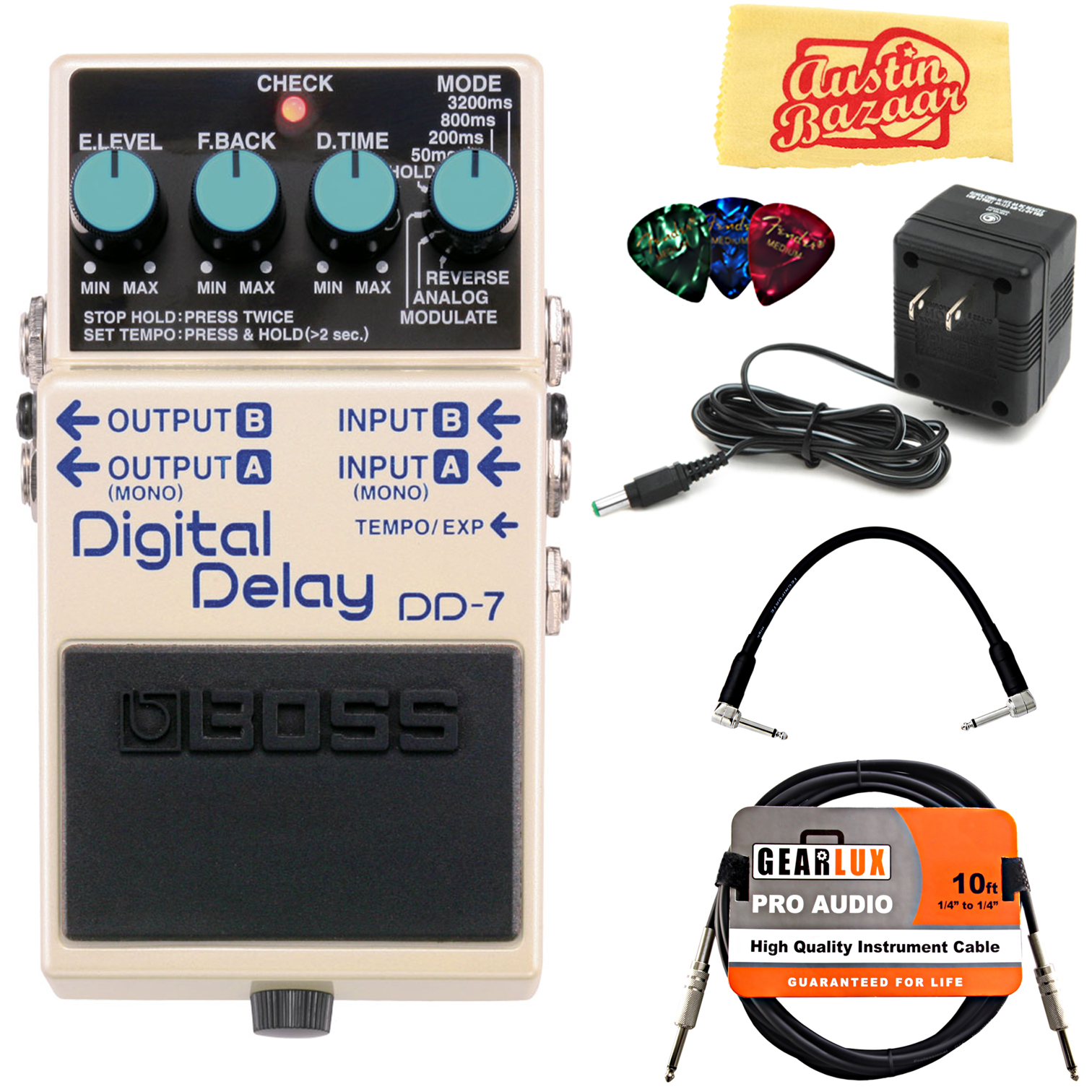 Boss DD7 Digital Delay w/ Power Supply 30955396491 eBay
