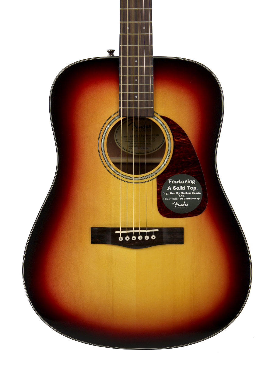 Fender CD140S Dreadnought Acoustic Guitar Sunburst eBay