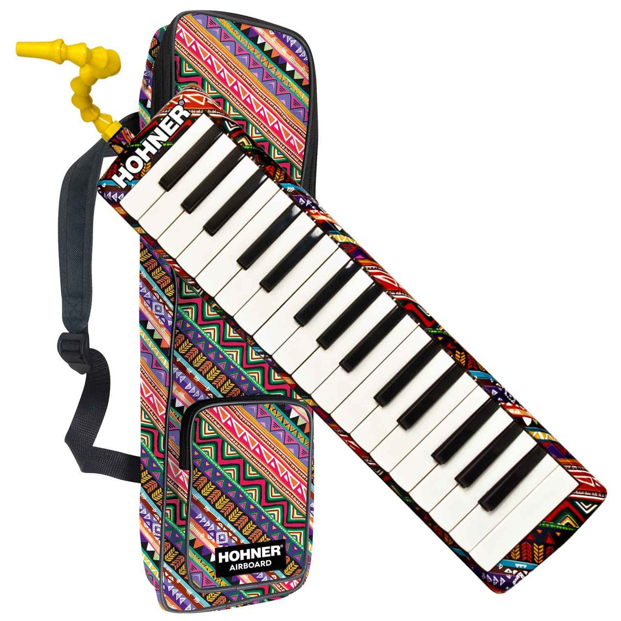 NEW Hohner Melodica AIRBOARD 37 Key Tribal Airboard w/ Bag & Blowflow