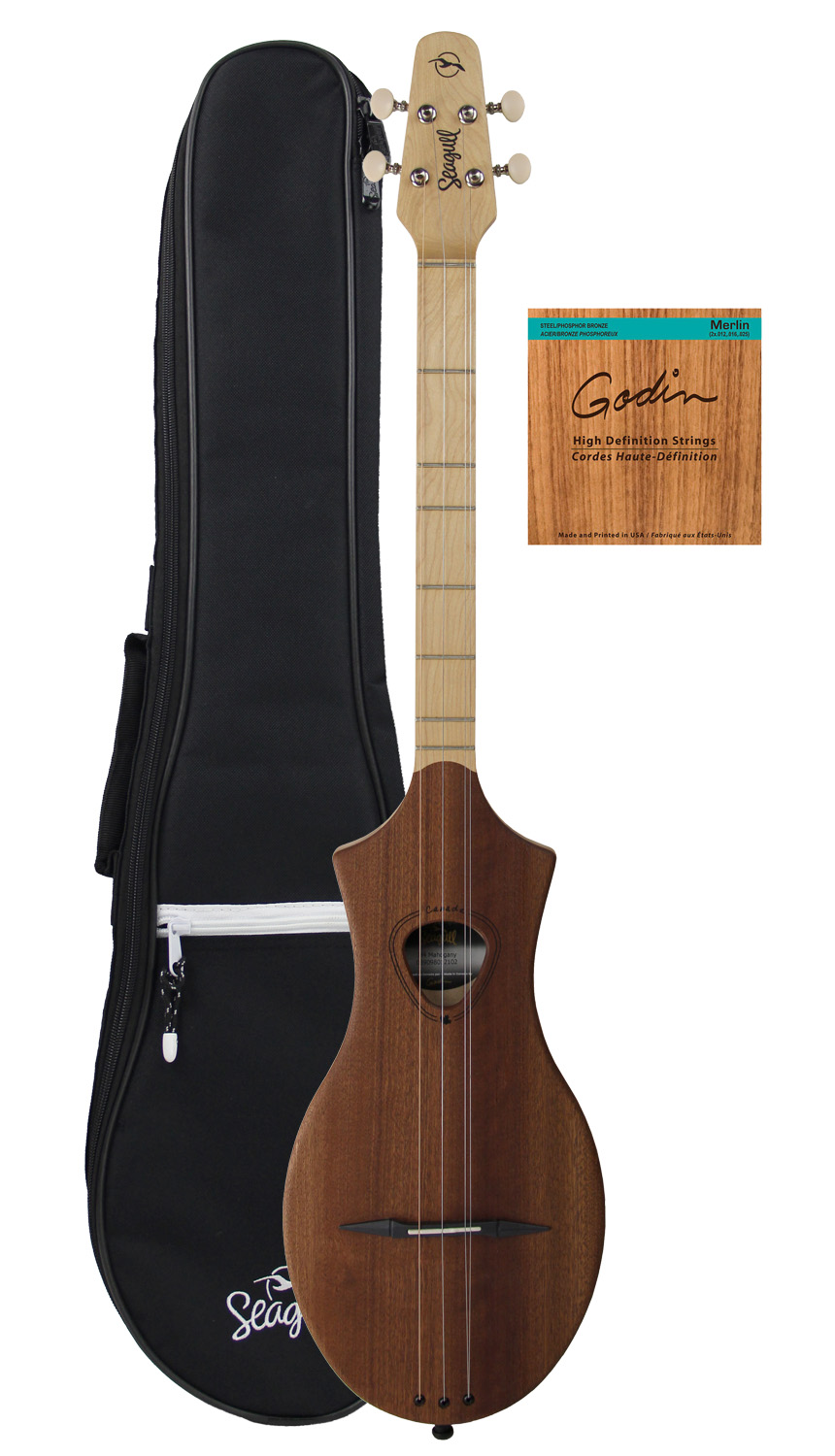 Seagull Merlin Mahogany SG Dulcimer Guitar Natural w/ Gig Bag eBay