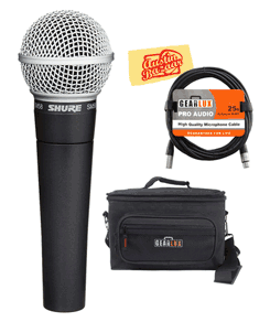 SM58 with Mic Bag & XLR Cable