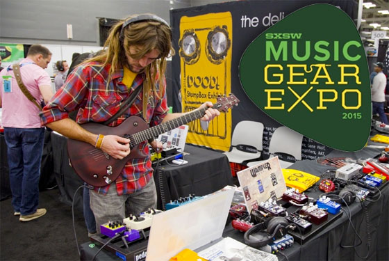 Deli Stompbox Exhibit at SXSW Music Gear Expo