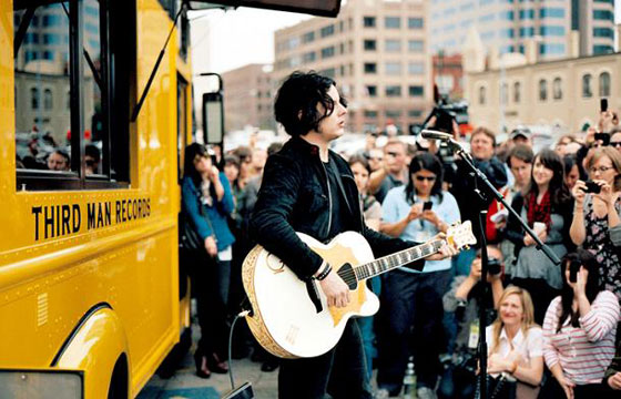 Jack White - Third Man Records Rolling Record Store at SXSW15