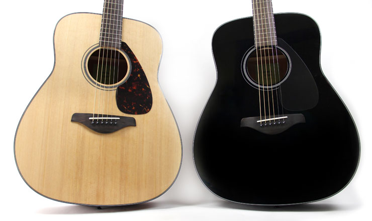 The new Yamaha FG800 in Natural and Black (Austin Bazaar exclusive) finishes