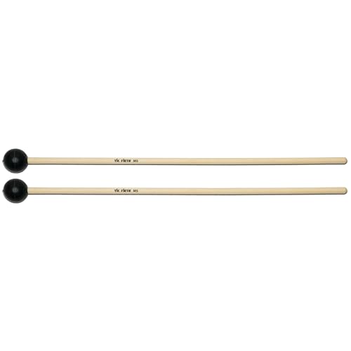 Vic Firth M5 American Custom Keyboard Mallets - Medium, Black Rubber