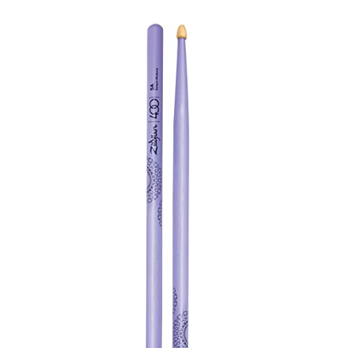 Zildjian Limited Edition 400th Anniversary 5AW Acorn Tip Drumsticks - Purple