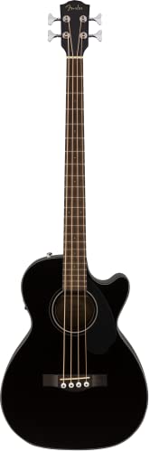 Fender CB-60SCE Acoustic-Electric Bass Guitar - Black