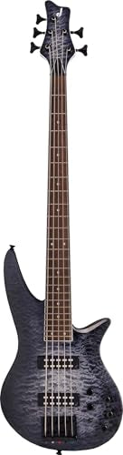 Jackson X Series SBXQ V 5-String Spectra Bass - Transparent Black Burst