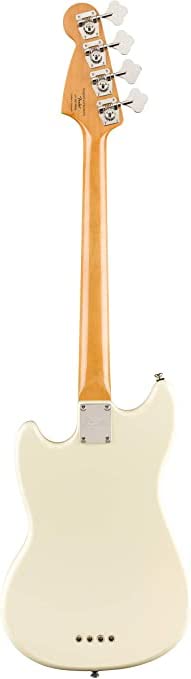 Fender Squier Classic Vibe '60s Mustang Bass - Olympic White w/ Instrument Cable