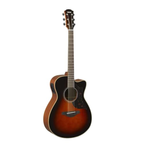 Yamaha AC1M Mahogany Concert Cutaway Acoustic-Electric Guitar - Tobacco Sunburst