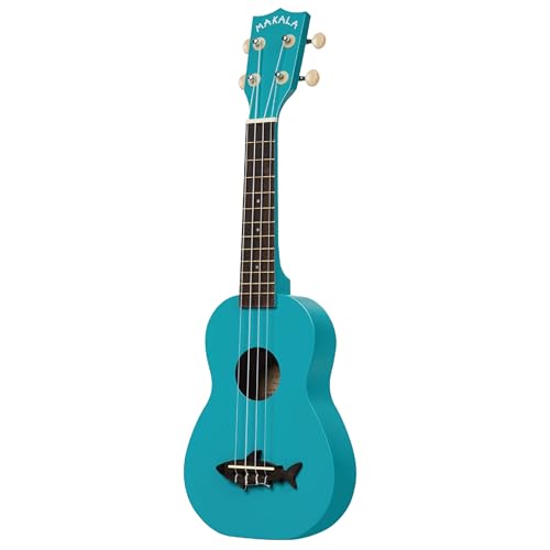 Kala MK-SS-BLU Makala Shark Soprano Ukulele - Mako Blue