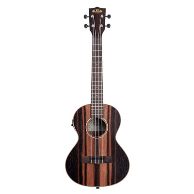 Kala KA-EBY-TE Striped Ebony Tenor Acoustic-Electric Ukulele