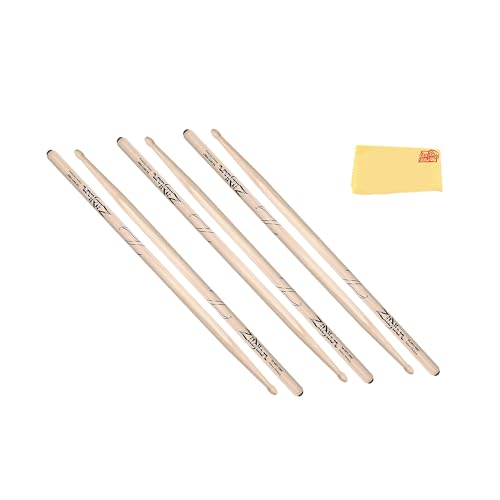 Zildjian 5A Anti-Vibe Wood Drumsticks - 3 Pack