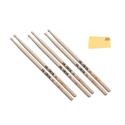 Vic Firth American Classic 55A Wood Tip Drumsticks - 3 Pack