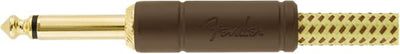 Fender 18.6-Foot Deluxe Instrument Cable, Straight-Straight, Tweed - 1 Pack